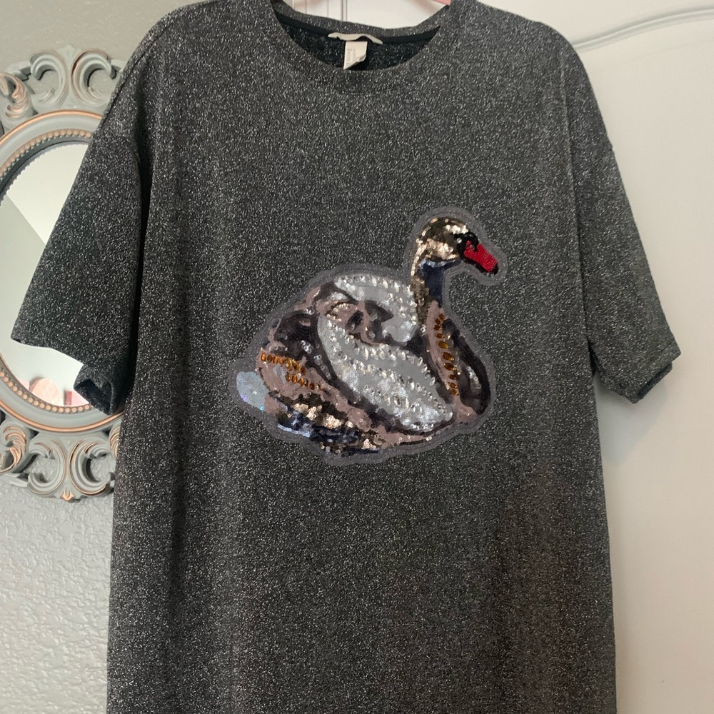 Glitter T-shirt dress